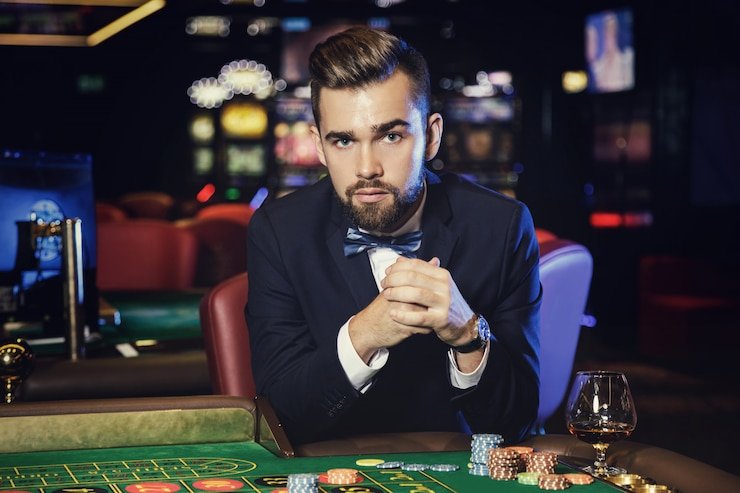 Studio dealer langsung tiger slot dengan meja blackjack, roulette, dan baccarat, serta teknologi multi-kamera profesional